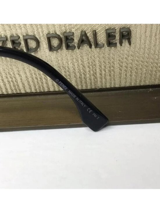 Original -New FENDIAccetate Cat Eye Sunglasses FF 0432/G/S Black Gold main image 6